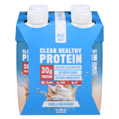 Biosteel High Protein Drink Vanilla Milkshake 4x325.0 ml, $1.77/100ml