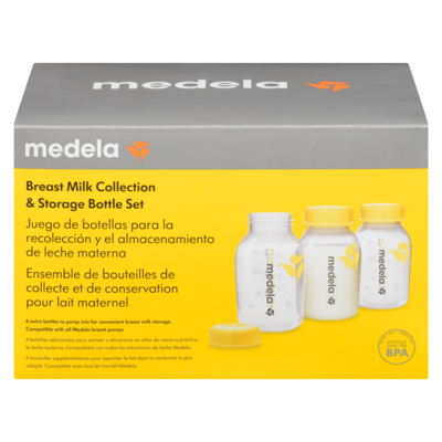 Medela Ensemble de bouteilles de collecte et de conservation pour lait maternel 6 ea, 4,00 $/1ch