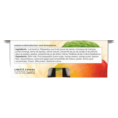Grec Yogourt Mangue orange 5 % M.G. 4