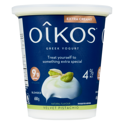 Greek Yogurt Velvet Pistachio Extra Creamy 4% M.F.