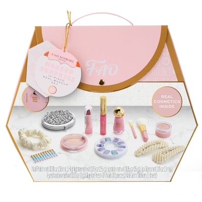 F.A.O Schwarz Coffret surprise de maquillage – Ensemble de maquillage véritable de 12 pièces 12 ea, 2,92 $/1ch