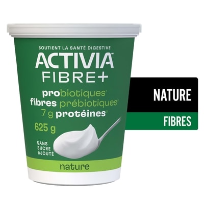Activia FIBER+ Plain Yogourt 625 g, 0,96 $/100g
