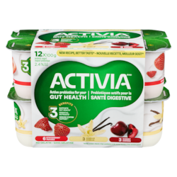 Activia Probiotic Yogurt 2.4% M.F. 100 g, $6.99/100g