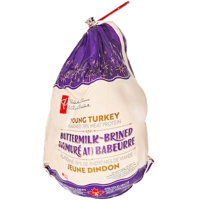 le Choix du Président Jeune dindon saumuré au babeurre 5-7 KG 5.7 kg, 1,11 $/100g
