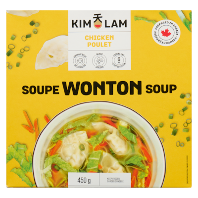 Soupe wonton poulet
