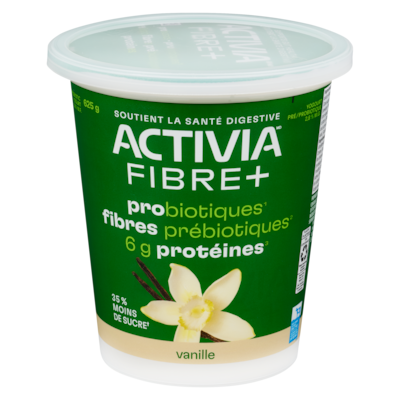 Activia Yogourt pré/probiotique vanille 2.8 % m.g. 625 g, 1,12 $/100g