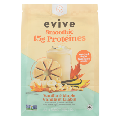 Evive Smoothie Vanilla & Maple 450 g, $2.22/100g