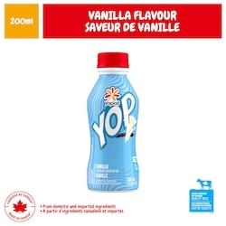 Yoplait YOP Yogourt à Boire 1.5% M.G. Vanille 200 ml, 0,50 $/100ml