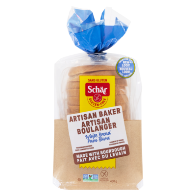 Schar Pain blanc 400 g, 24,98 $/100g