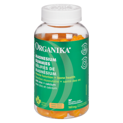 Organika Gélifiés de magnésium orange douce 90 ea, 0,31 $/1ch