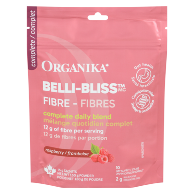 Organika Complete Daily Blend Powder Complete Fibre Raspberry 15 g, $193.27/100g