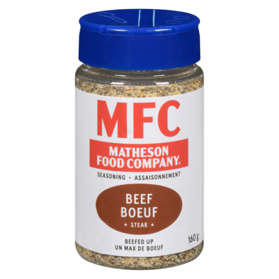 MATHESON FOOD COMPANY Seasoning Beef Steak 160 g, $4.37/100g