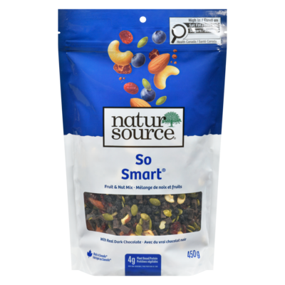 Natursource Mélange de noix et fruits so smart 450 g, 3,89 $/100g