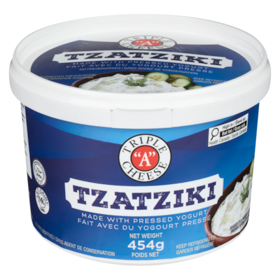Triple A Cheese Tzatziki 454 g, $1.76/100g
