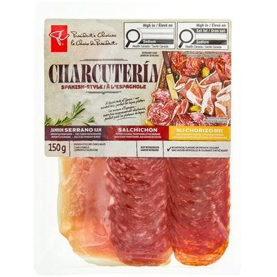 President's Choice Charcuteria Spanish Tapas Trio 150 g, $8.00/100g