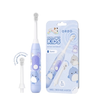 ORDO Oscillating Kids Battery Toothbrush - Squishmallows Samir 1 ea, $14.50/1ea