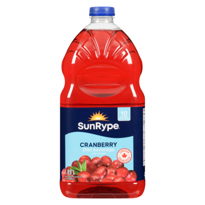 SunRype Diet Beverage Cranberry 1.89 l, $0.28/100ml