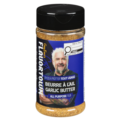 Flavortown Épices à frotter tout usage beurre à l'ail 170 g, 5,88 $/100g