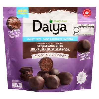 Daiya Cheesecake Bites Chocolate 170 g, $5.29/100g