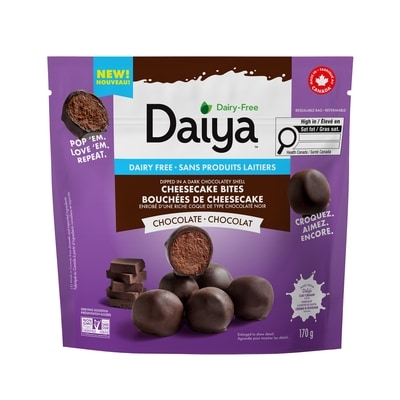 Daiya Bouchées de cheesecake chocolat 170 g, 5,29 $/100g