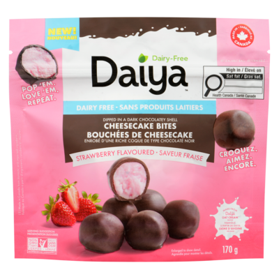 Daiya Cheesecake Bites Strawberry Flavoured 170 g, $5.29/100g