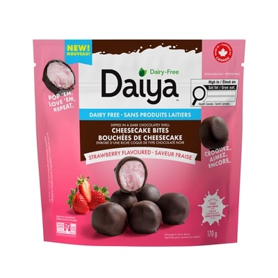 Daiya Bouchées de cheesecake saveur fraise 170 g, 5,29 $/100g