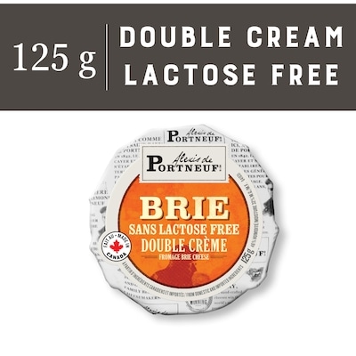 Alexis Portneuf Lactose Free Brie Cheese 125 g, $5.59/100g