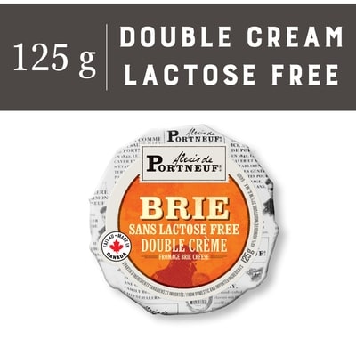 Alexis Portneuf Lactose Free Brie Cheese 125 g, $5.83/100g