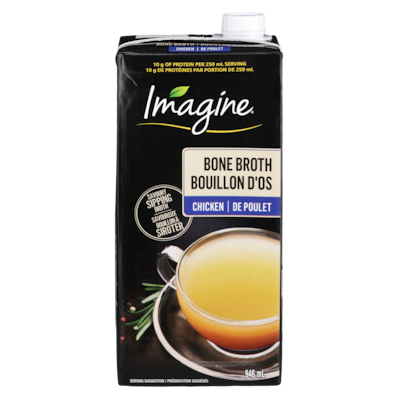 Imagine Bouillon d'os de poulet 946 ml, 0,63 $/100ml