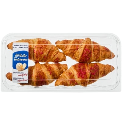 Croissants Filled Raspberry , 4-Pack