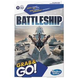 Hasbro Grab and Go Battleship, Portable Game for 2 Players 1 ea, $10.00/1ea