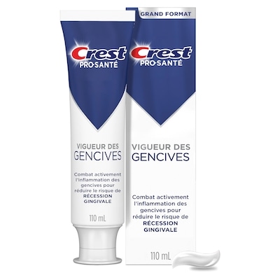 Crest Dentifrice Pro-Santé Vigueur des gencives – Éprouvé en clinique pour des gencives plus saines. 110 ml, 9,54 $/100ml