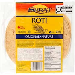 Suraj Original Roti 500 g, $0.56/100g
