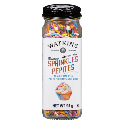 Watkins Rainbow Sprinkles 98 g, $8.15/100g