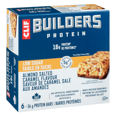 Protein Bars Low Sugar Almond Salted Caramel Flavour