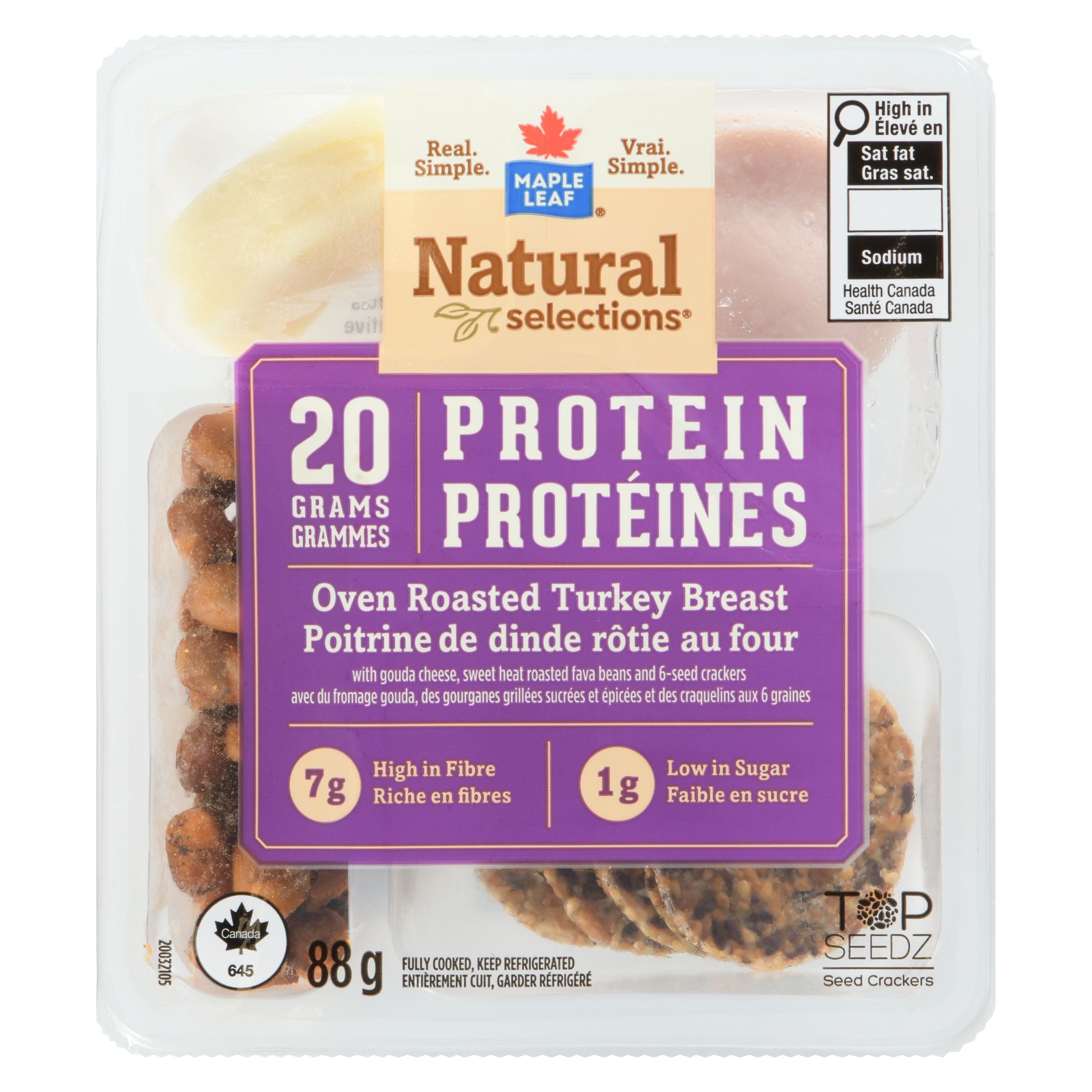Maple Leaf Oven Roasted Turkey Breast 88 g, $5.68/100g
