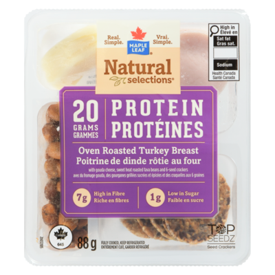 Maple Leaf Oven Roasted Turkey Breast 88 g, $5.68/100g