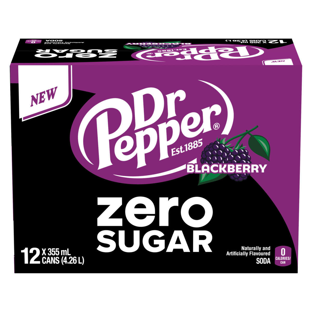 Dr Pepper Blackberry Zero Sugar