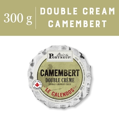 Alexis Portneuf Camembert Double Cream Calendos Cheese 300 g, $2.43/100g