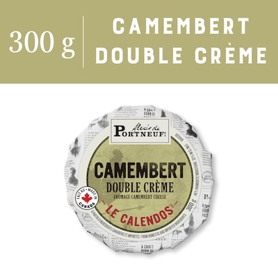 Alexis de Portneuf Fromage Camembert Calendos double crème 300 g, 2,43 $/100g