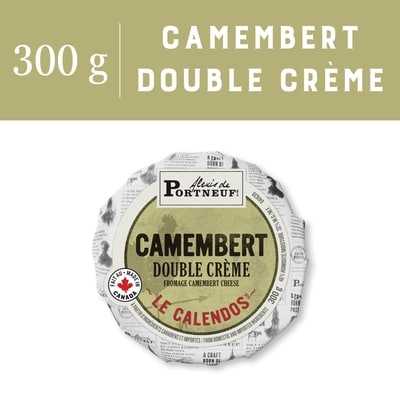 Alexis de Portneuf Fromage Camembert Calendos double crème 300 g, 3,83 $/100g