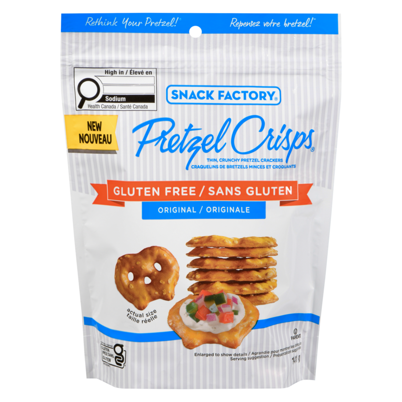 The Snack Factory Thin, Crunchy Pretzel Crackers Original - 141 g