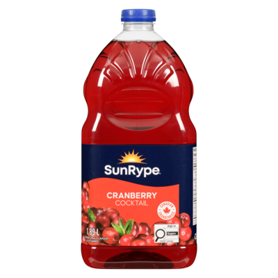 SunRype Cocktail Cranberry 1.89 l, $0.29/100ml
