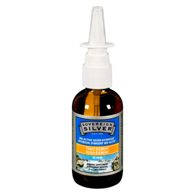 SOVEREIGN SILVER Mineral Supplement Trace Element 10 Ppm 59 ml, $33.88/100ml