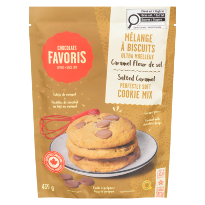 Chocolats Favoris Perfectly Soft Cookie Mix Salted Caramel 435 g, $1.84/100g