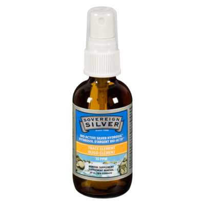 SOVEREIGN SILVER Mineral Supplement Trace Element 10 Ppm 59 ml, $33.88/100ml