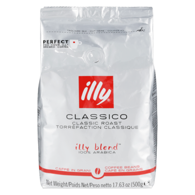 Illy Café Classico en grains entiers 500 g, 6,40 $/100g