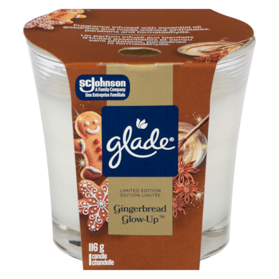 Glade Chandelle gingerbread glow-up édition limitée 1 ea, 7,79 $/1ch