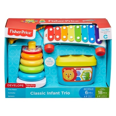 Fisher-Price Trio classique pour bébé 1 ea, 40,00 $/1ch