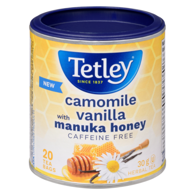 Tetley Herbal Tea Camomile With Vanilla Manuka Honey 30 g, $16.63/100g